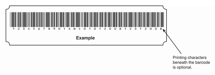 Substitute forms barcode